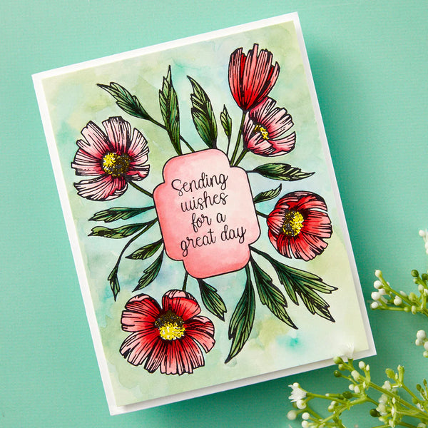 Anemone Frame Press Plate + Die Set | Betterpress Society Exclusive {March 2024}