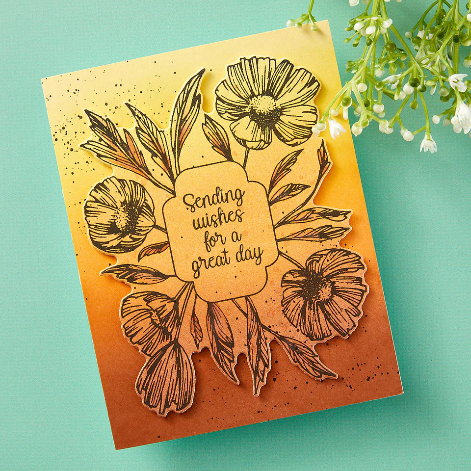 Anemone Frame Press Plate + Die Set | Betterpress Society Exclusive {March 2024}