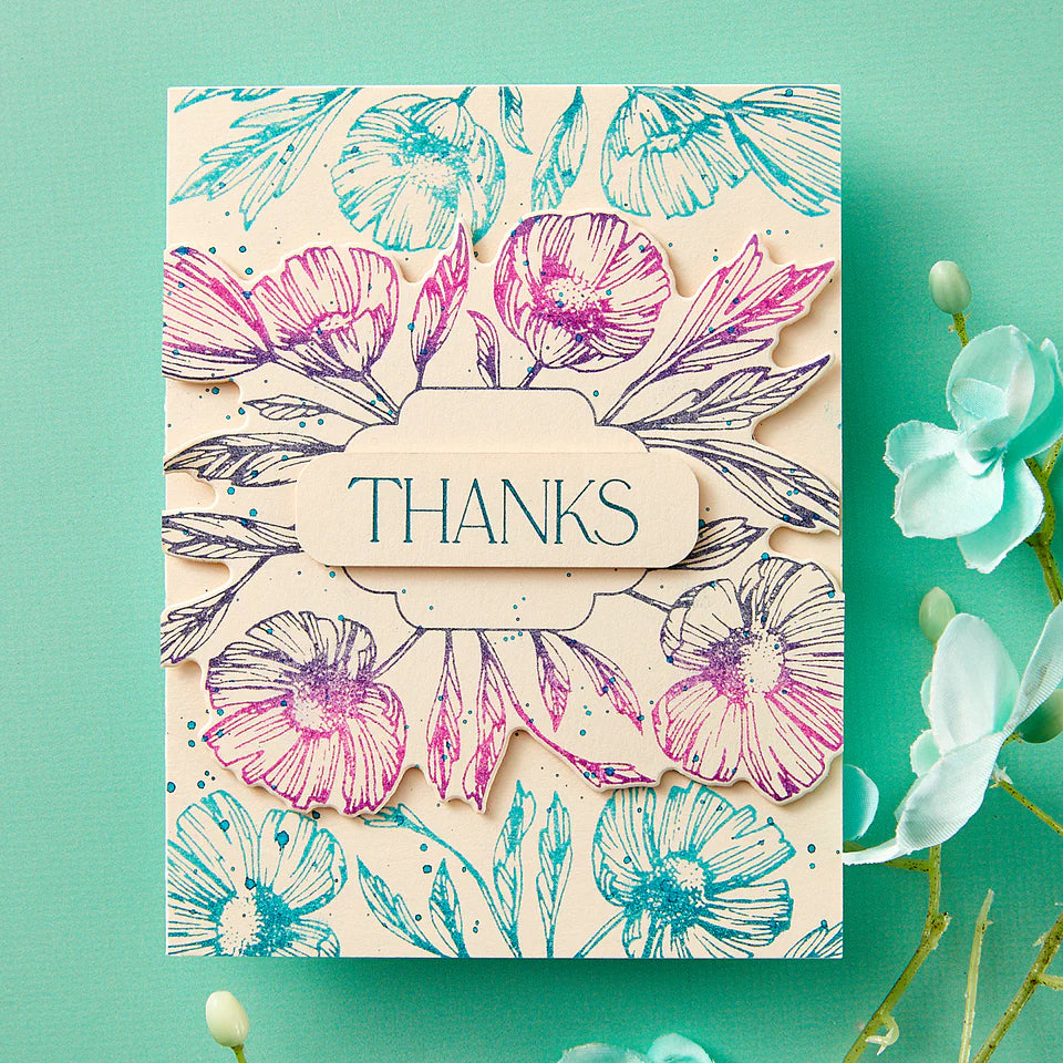 Anemone Frame Press Plate + Die Set | Betterpress Society Exclusive {March 2024}