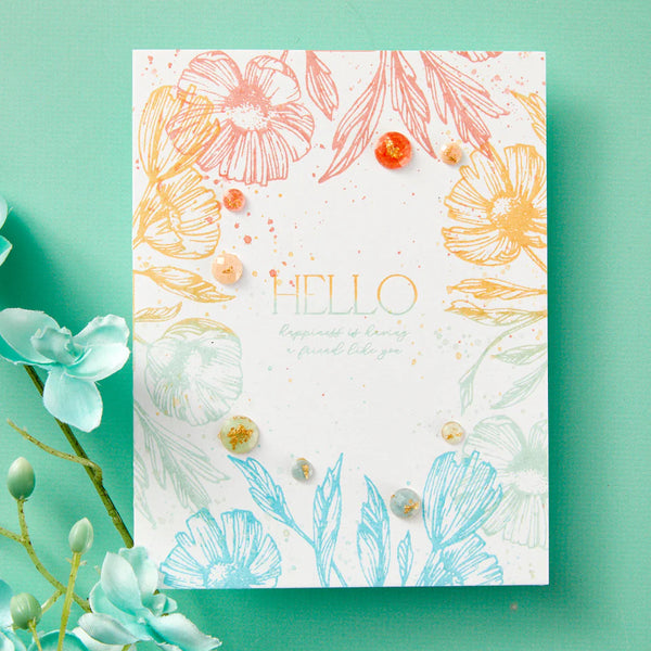 Anemone Frame Press Plate + Die Set | Betterpress Society Exclusive {March 2024}