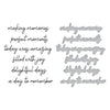 Happiness Sentiments Press Plate + Die Set | Storytelling Collection