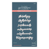Happiness Sentiments Press Plate + Die Set | Storytelling Collection