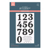 Bold Numbers Press Plates | Color Mix Celebrations