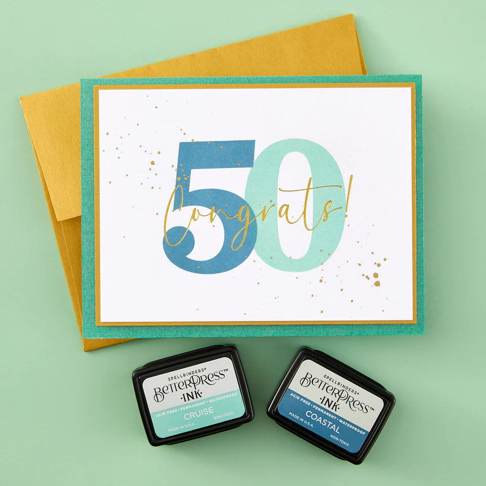 Sweeping Celebration Sentiments Press Plates