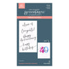Sweeping Celebration Sentiments Press Plates