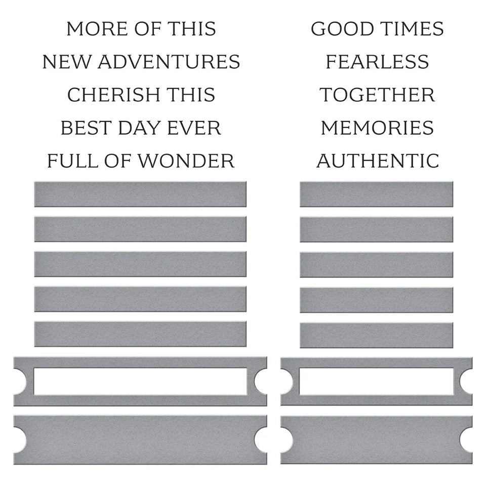 Cherish This Press Plate + Die Set