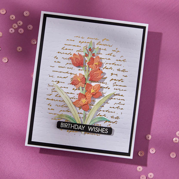 Script Text Press Plate | Lisa Horton