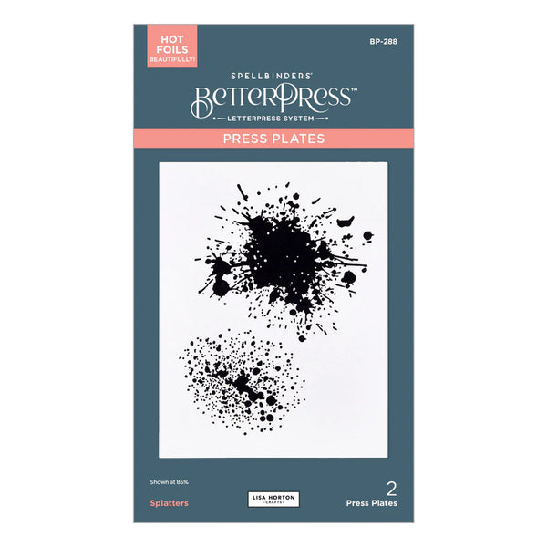 Splatters Press Plate | Lisa Horton