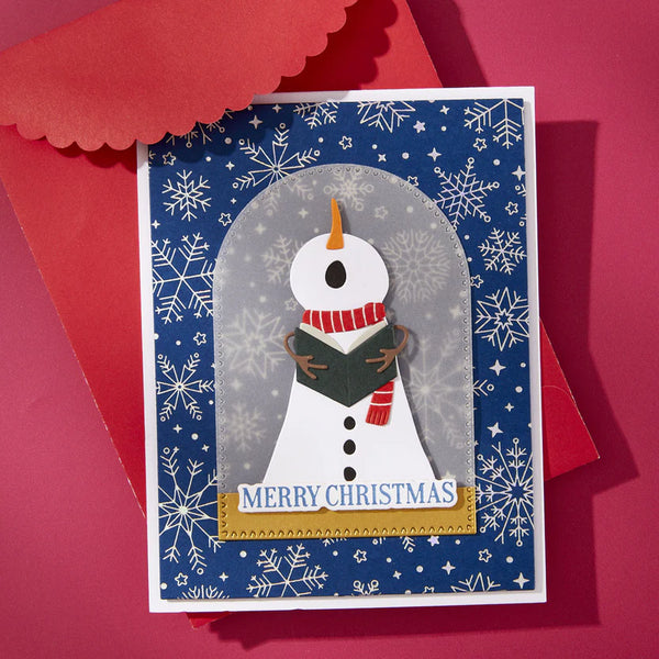 Snowfall Shimmer BetterPress Plate | Wonderland Collection