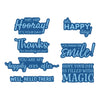 Classic Mouse Happy Sentiments Press & Foil Plate + Die Set