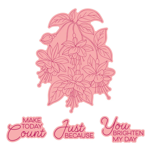 Magical Fuchsia Press/Foil Plate + Die Set | Alex Syberia Designs