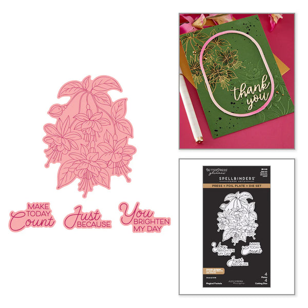 Magical Fuchsia Press/Foil Plate + Die Set | Alex Syberia Designs
