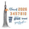 Graduation Sentiments Press/Foil Plate + Die Set | Classic Mouse