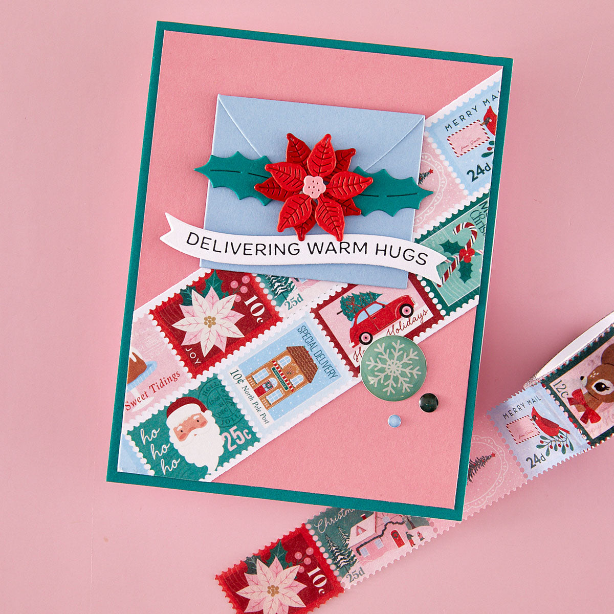 Holiday Banner Greetings Press & Foil Plate + Die Set {coming soon!}