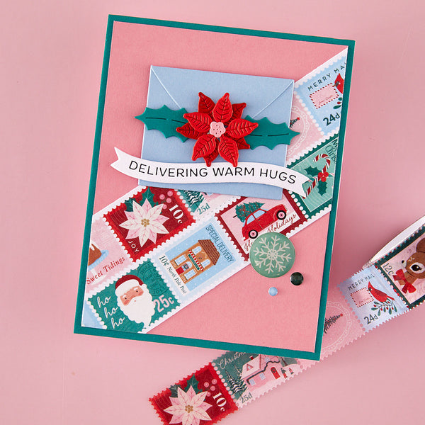 Holiday Banner Greetings Press & Foil Plate + Die Set {coming soon!}