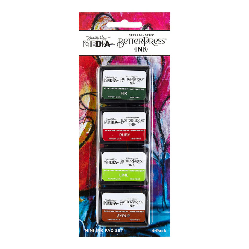 Festive Betterpress Ink Mini Set | Dina Wakley