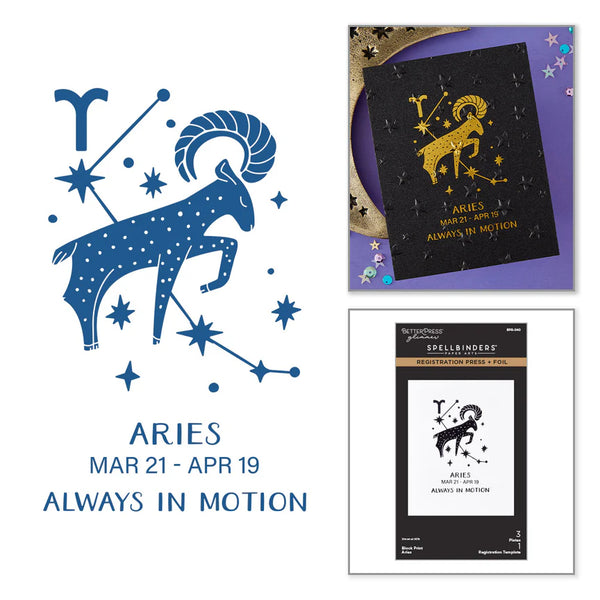 Aries Block Print Registration Press + Foil Plate