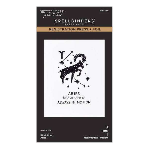 Aries Block Print Registration Press + Foil Plate