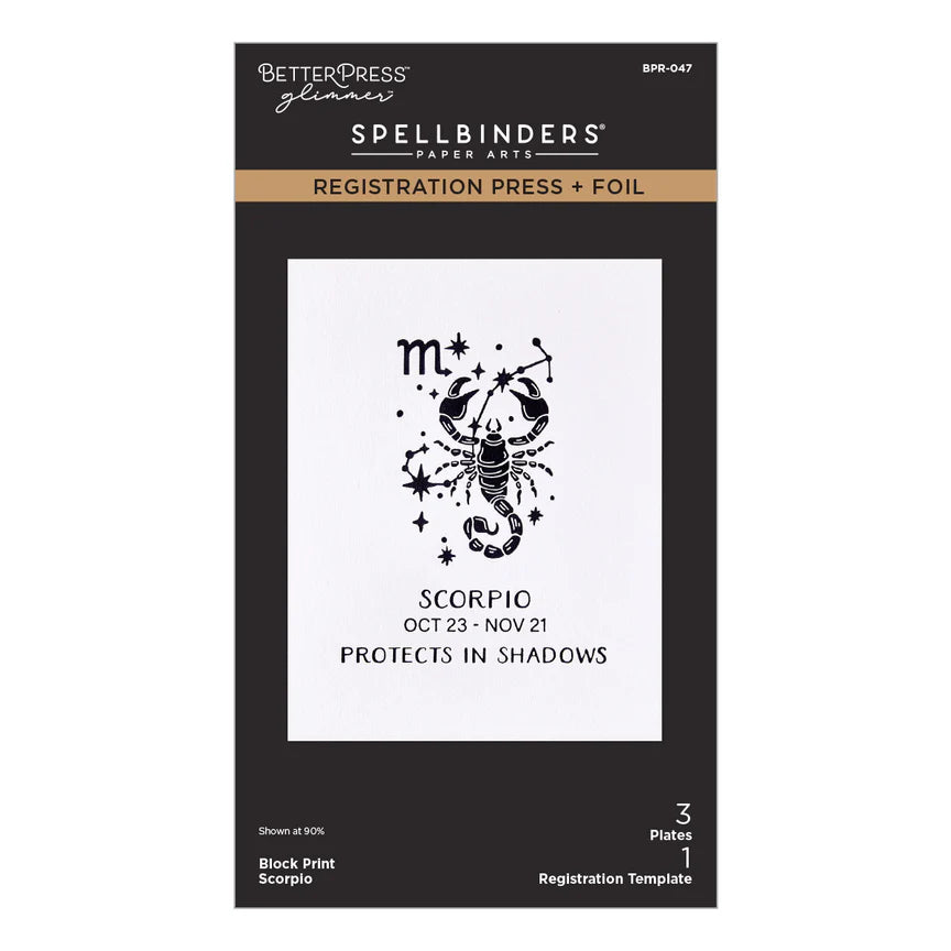 Scorpio Block Print Registration Press + Foil Plate