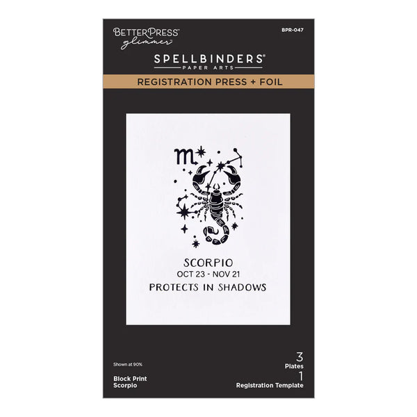 Scorpio Block Print Registration Press + Foil Plate