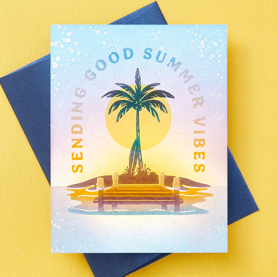 Summer Vibes Press Plates | Betterpress Society Exclusive