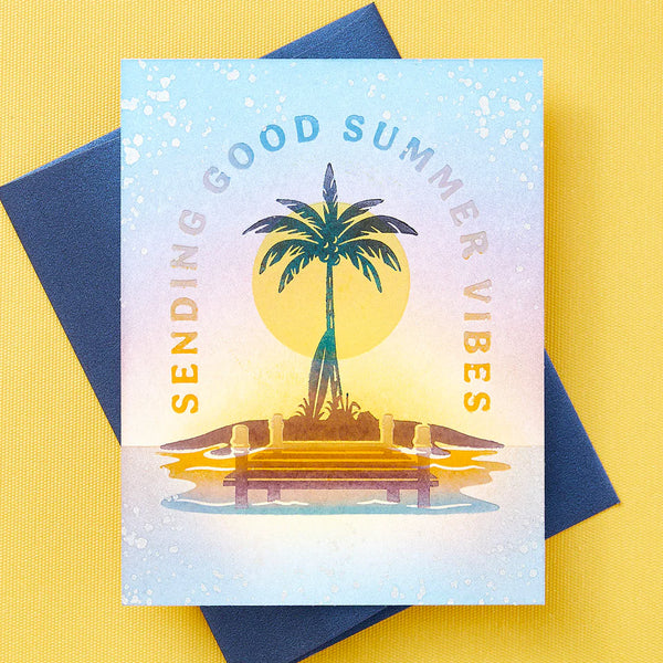 Summer Vibes Press Plates | Betterpress Society Exclusive
