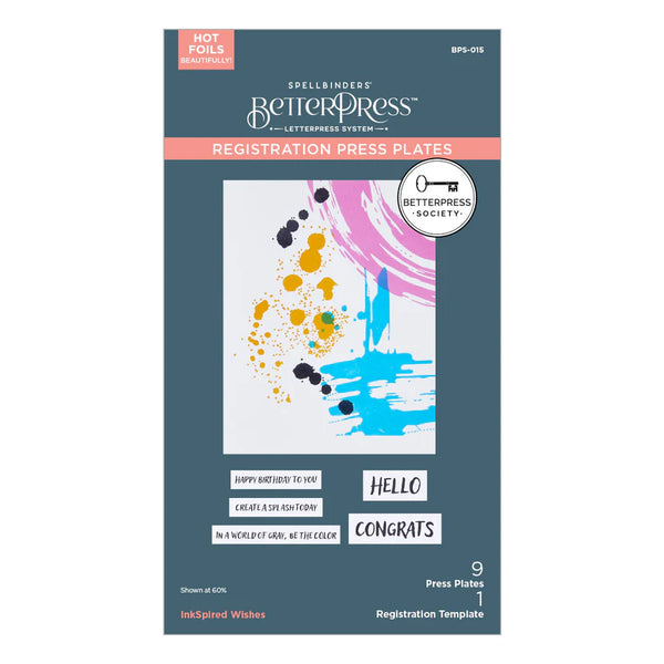 Inkspired Wishes Press Plates | Betterpress Society April 2025