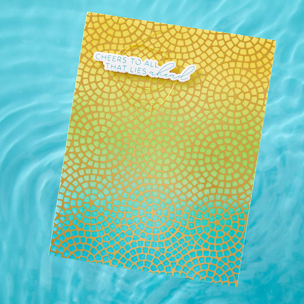 Mosaic Path Press Plate & Die Set + Stencil | BetterPress Society {May 2025}