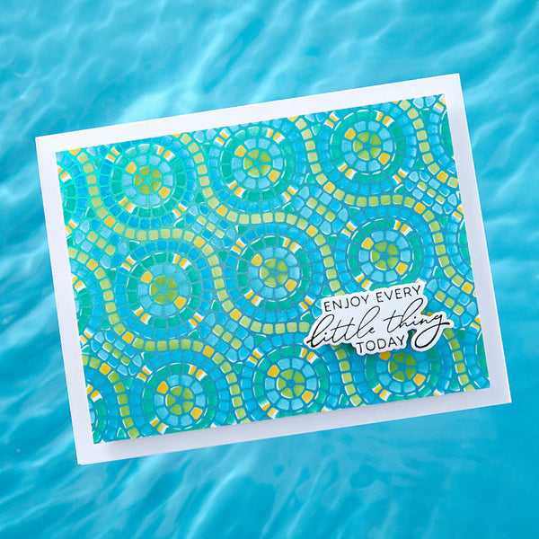Mosaic Path Press Plate & Die Set + Stencil | BetterPress Society {May 2025}