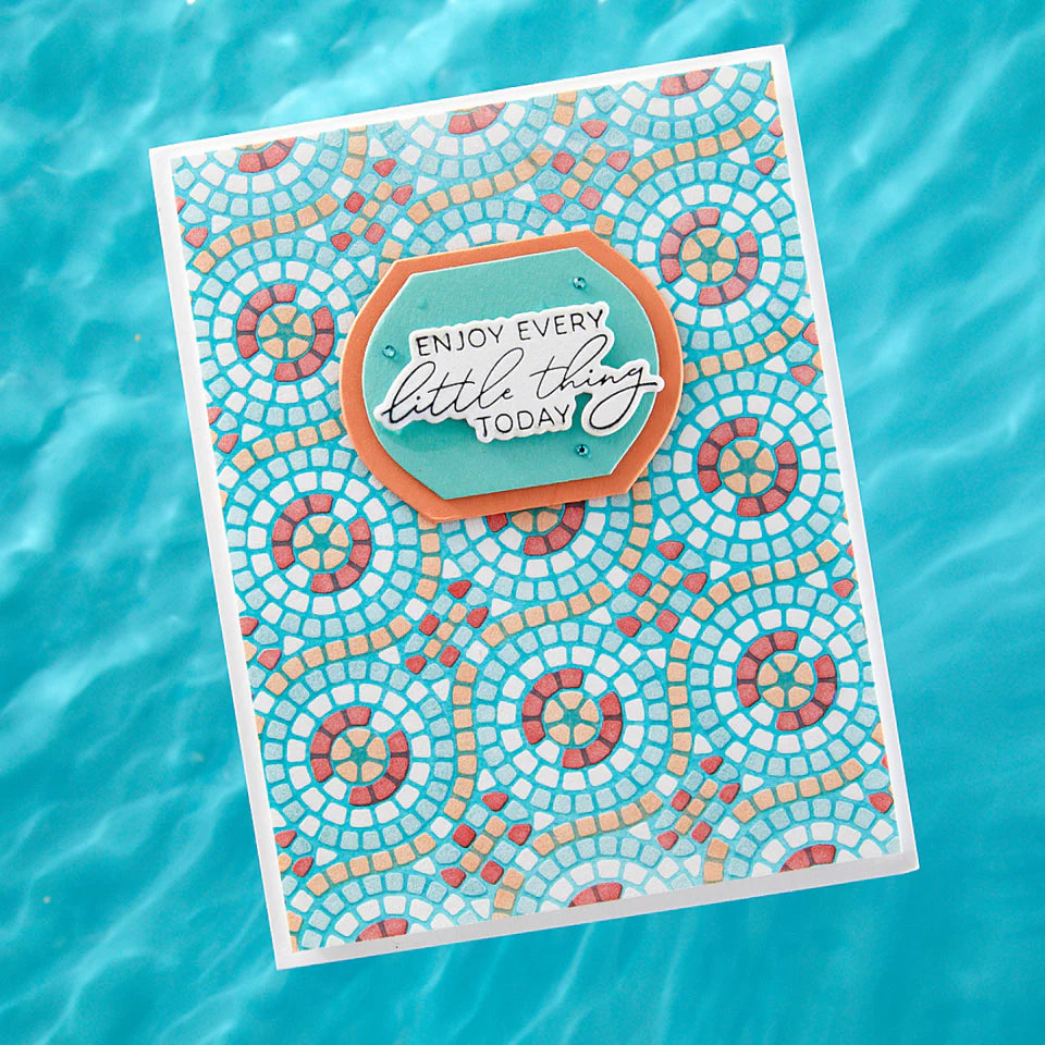 Mosaic Path Press Plate & Die Set + Stencil | BetterPress Society {May 2025}