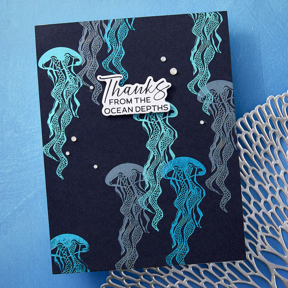Sea Friends Press Plate + Die Set | Betterpress Society Exclusive {June 2025}