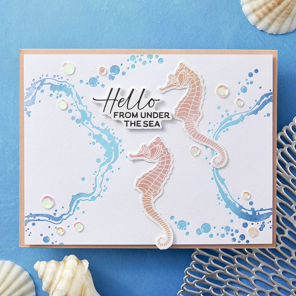 Sea Friends Press Plate + Die Set | Betterpress Society Exclusive {June 2025}