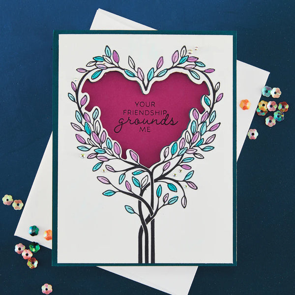 Flourish & Vine Press Plate + Die Set + Layering Stencil | BetterPress Society December 2025