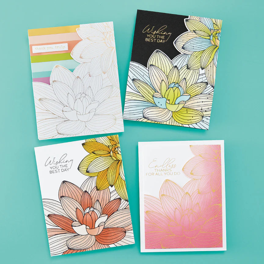 Golden Bloom Press Plate & Die Set | BetterPress Society {January 2026}