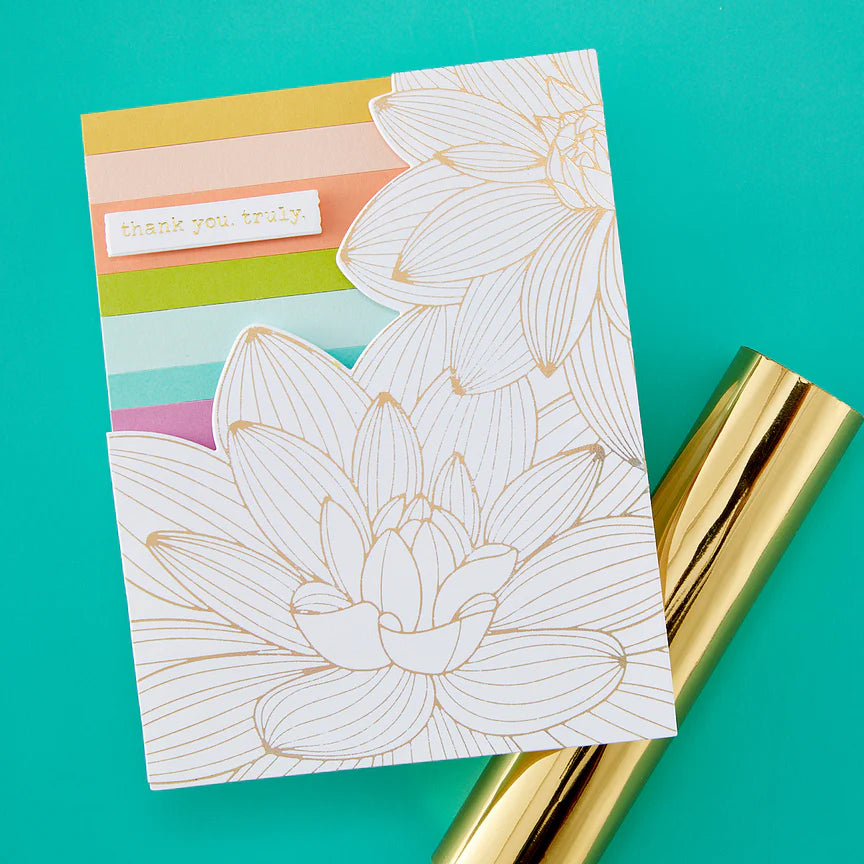 Golden Bloom Press Plate & Die Set | BetterPress Society {January 2026}