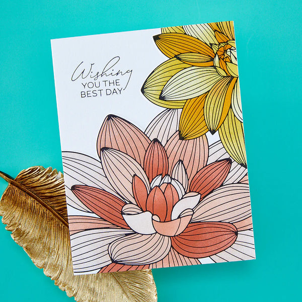 Golden Bloom Press Plate & Die Set | BetterPress Society {January 2026}