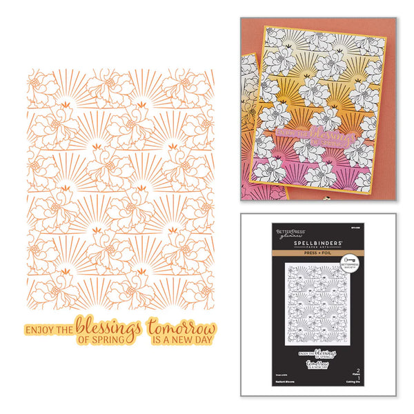 Radiant Blooms Press Plate & Die Set | BetterPress Society {February 2026}