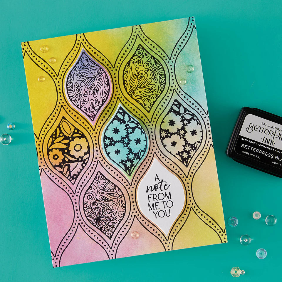 Teardrop Mosaic Press Plate & Die Set | BetterPress Society {March 2026}