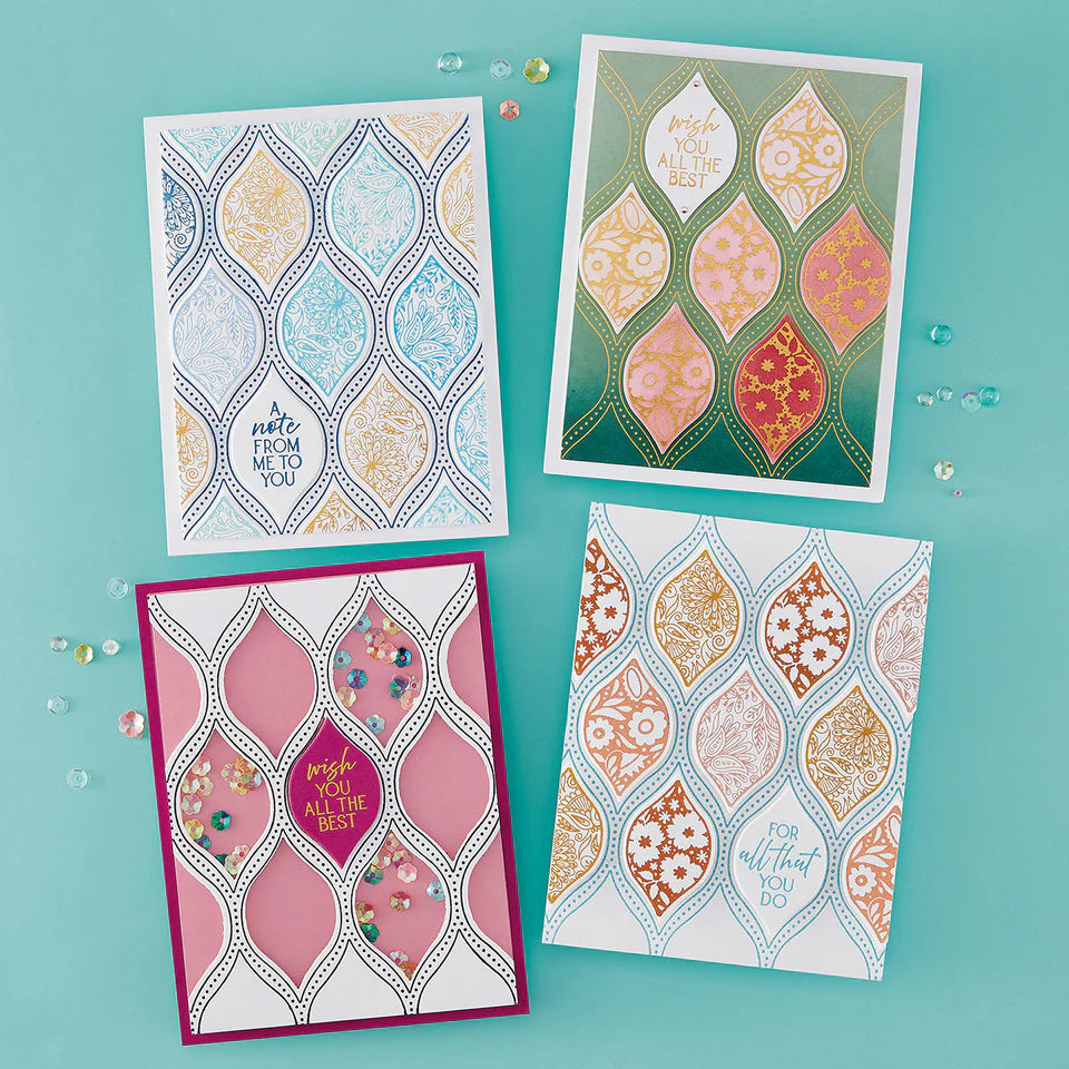 Teardrop Mosaic Press Plate & Die Set | BetterPress Society {March 2026}