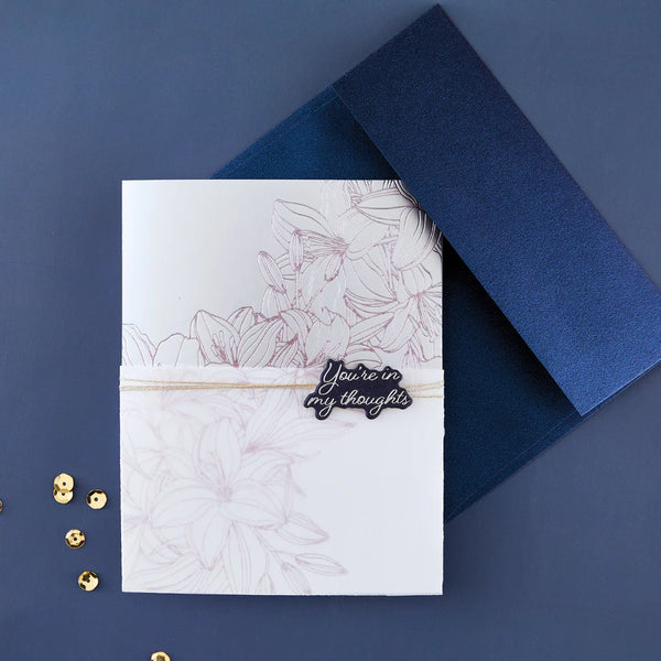 Cascading Lilies Press Plate + Die Set | BetterPress Society Exclusive {April 2026}