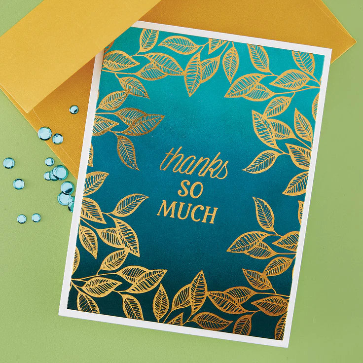 Brighten Foliage Press Plates & Stencil | BetterPress Society {May 2026}