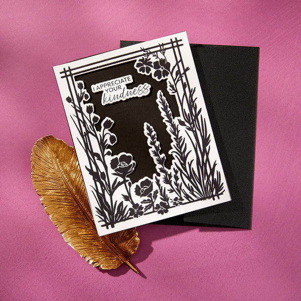 Bloom With Happiness Press Plate + Die Set | BetterPress Society {February 2025}