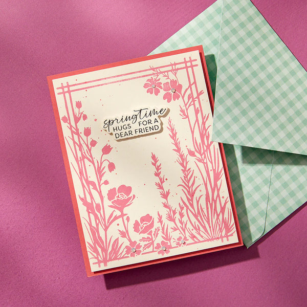 Bloom With Happiness Press Plate + Die Set | BetterPress Society {February 2025}