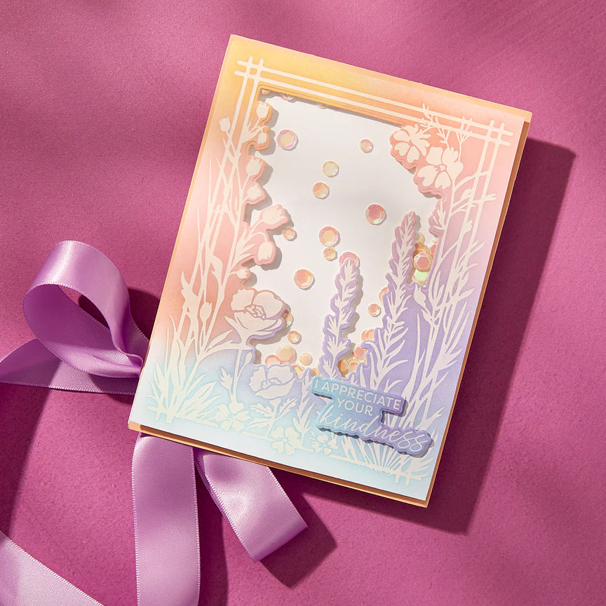 Bloom With Happiness Press Plate + Die Set | BetterPress Society {February 2025}