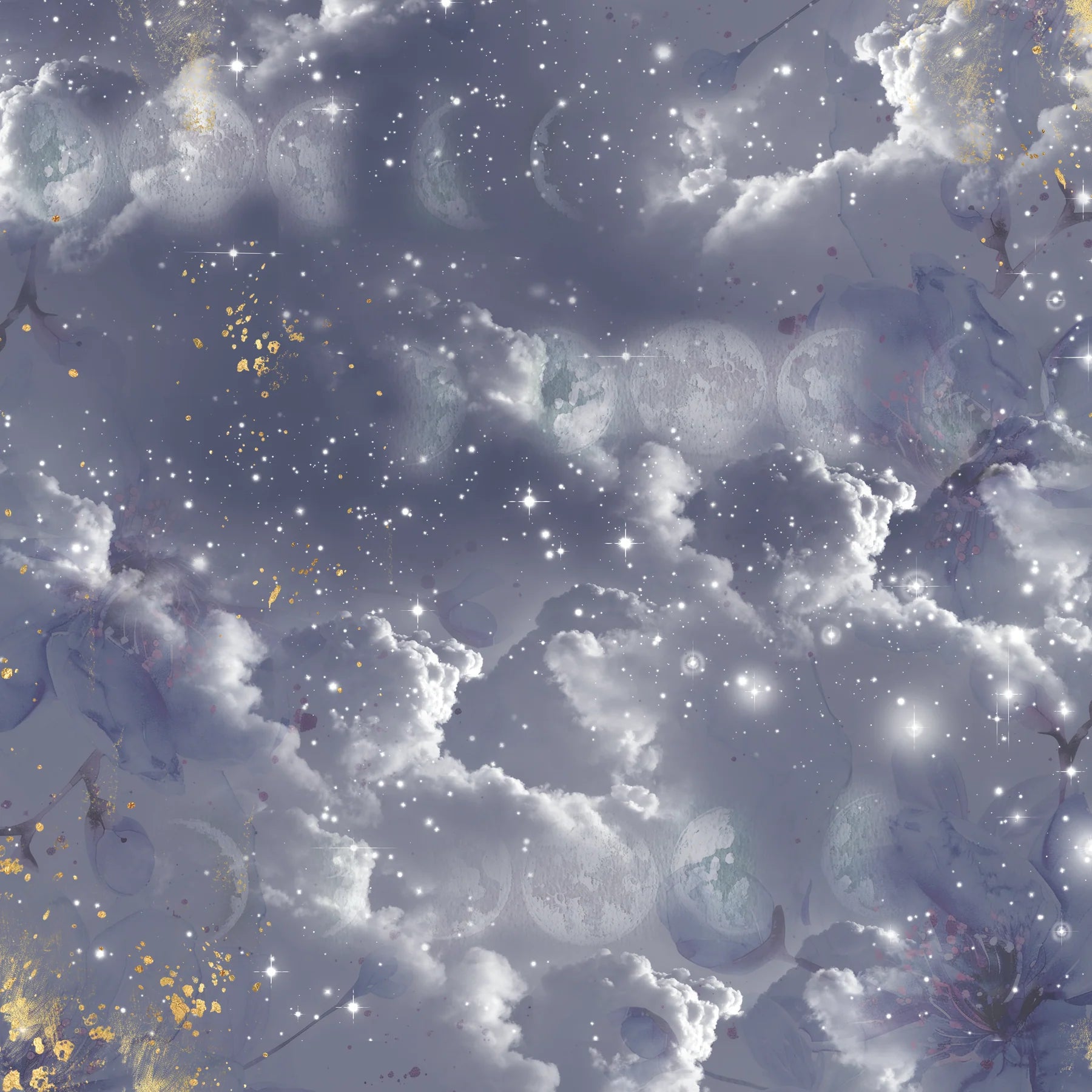 Lunar Blooms 12x12 Paper Pad | Nature's Garden