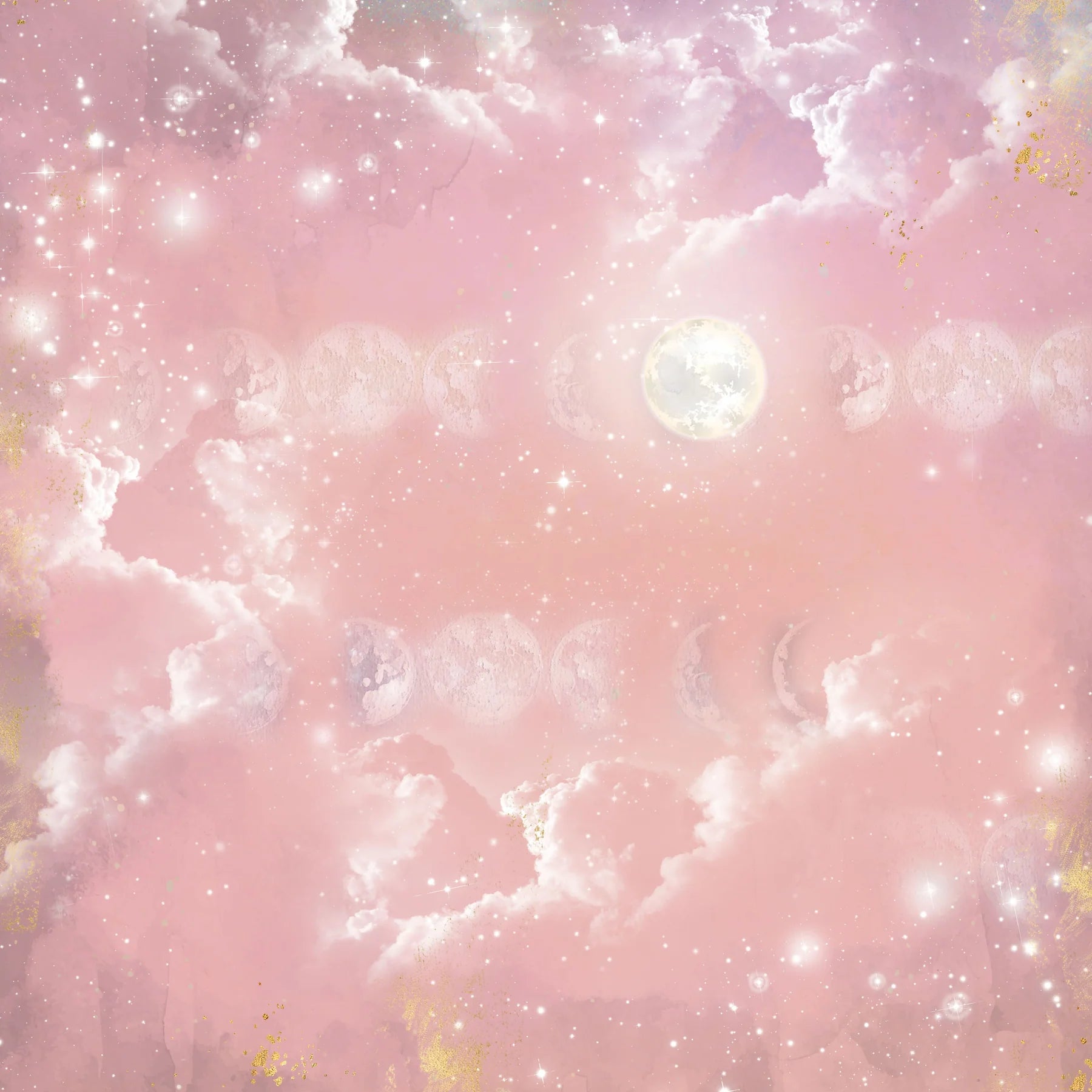 Lunar Blooms 12x12 Paper Pad | Nature's Garden