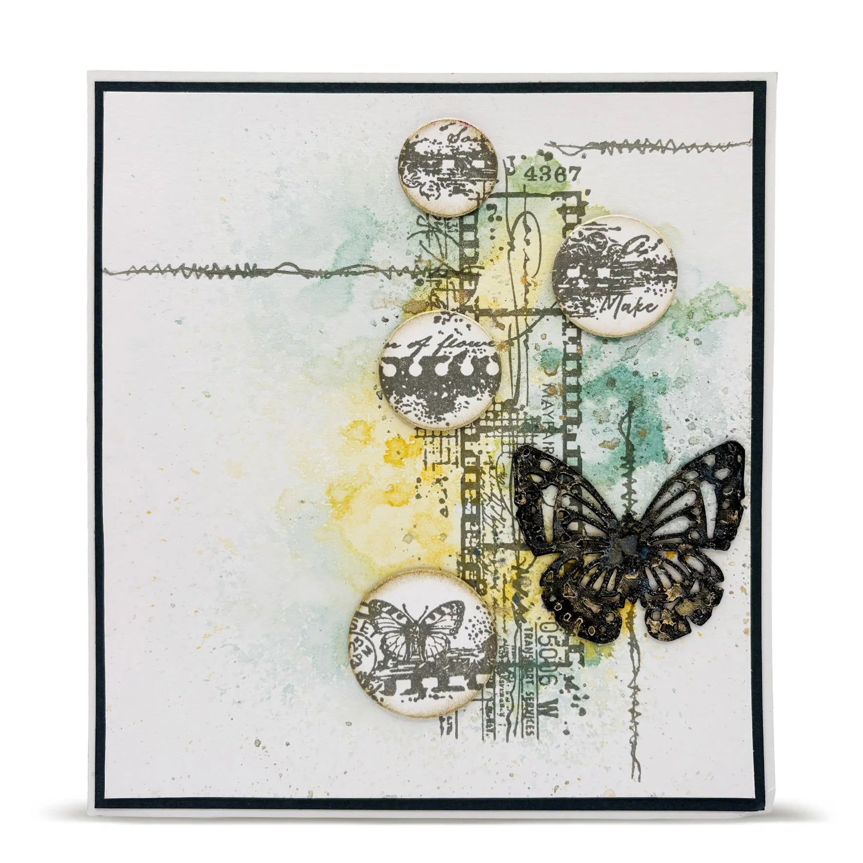 Sewn Sparks Clear Stamp Set No. 1337