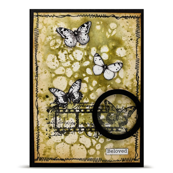 Sewn Sparks Clear Stamp Set No. 1337