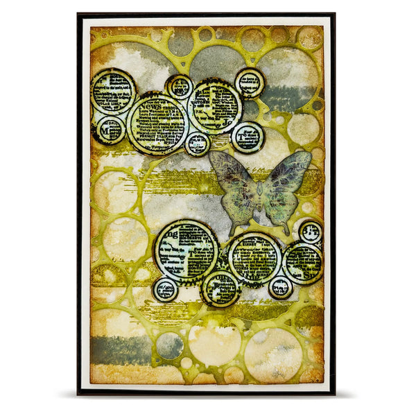 Circles & Strokes A6 Clear Stamp Set No. 1335