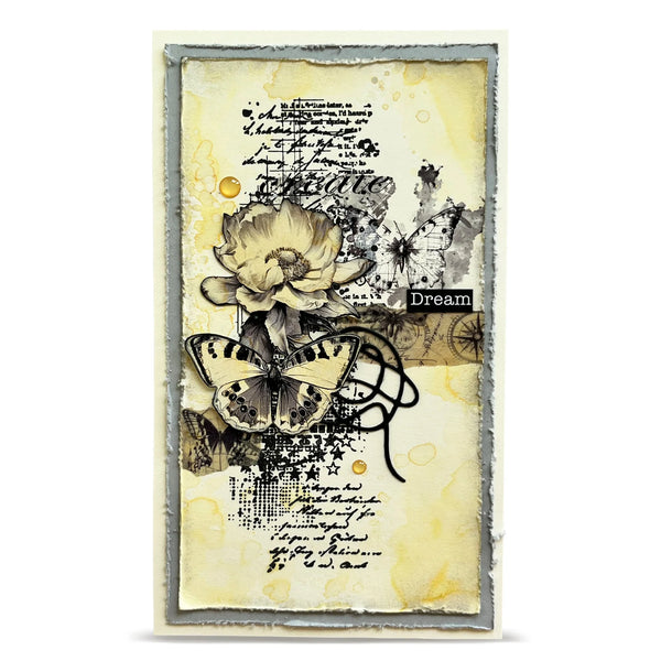 Bee Geometry A7 Clear Stamp Set No. 1341